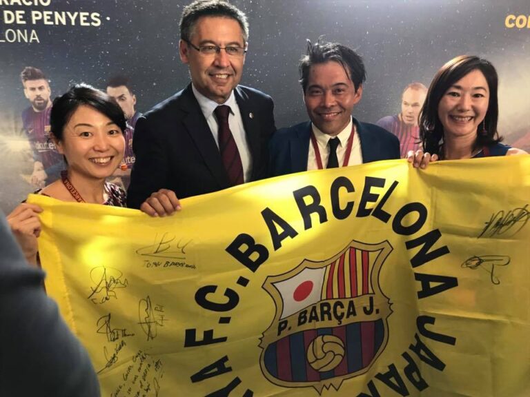 毎年行われるFC  Barcelona  Penya  conference。<br> <br> 現地スタッフのFerranとも合流しconferenceも無事に終わりました。<br> <br> FCBarcelonaPresidentBartomu